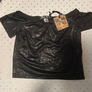 Spin Doctor Neptune Top (Sold from Hellbunny) M Cropped Top